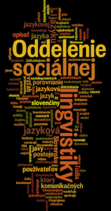 Oddelenie sociálnej lingvistiky