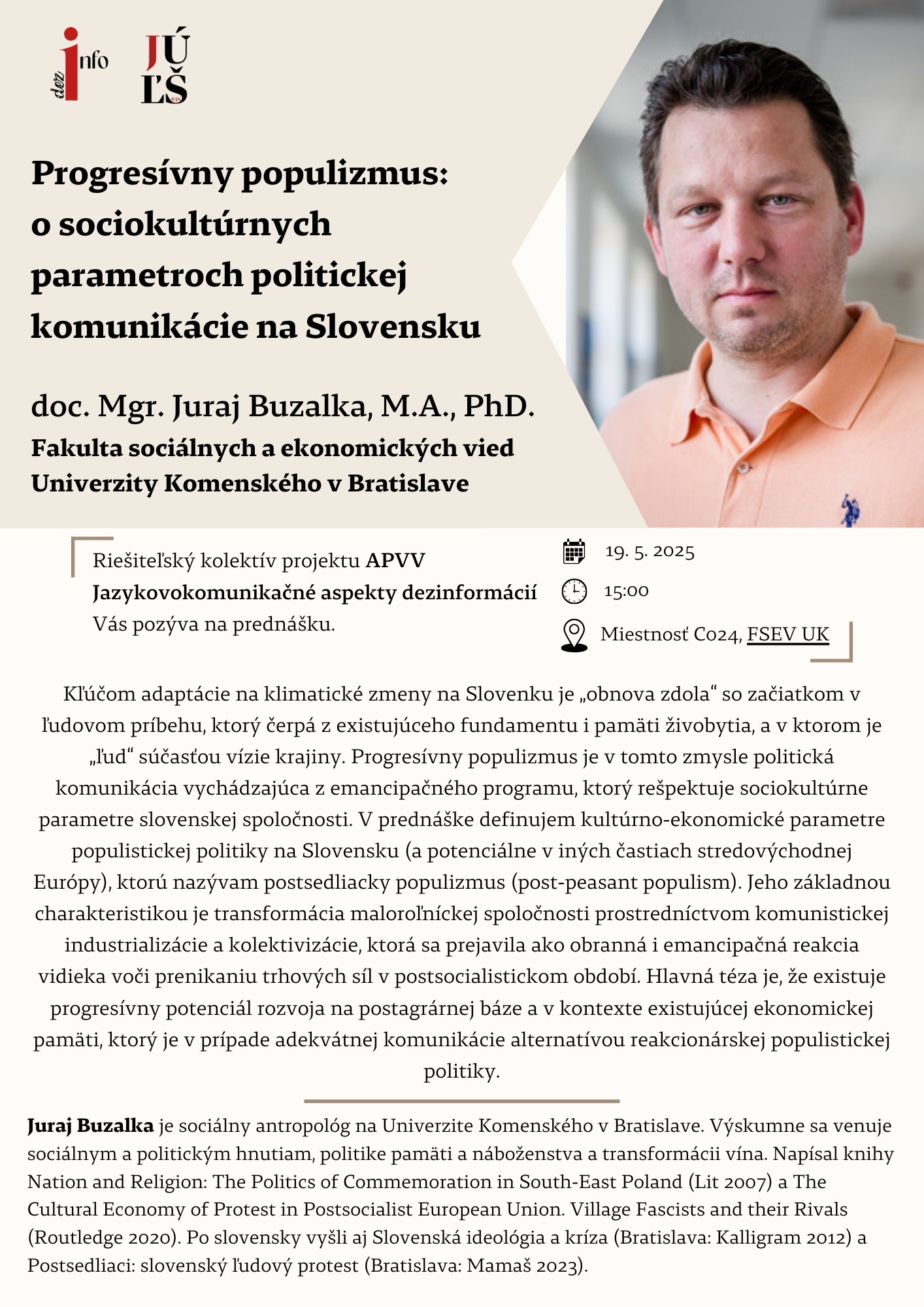 Progresívny populizmus: o sociokultúrnych parametroch politickej komunikácie na Slovensku