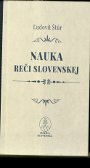 Náuka reči slovenskej Náuka reči slovenskej